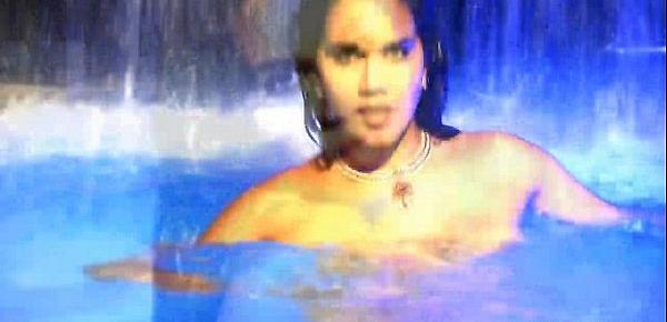  Bollywood Dancer Bathed In Water